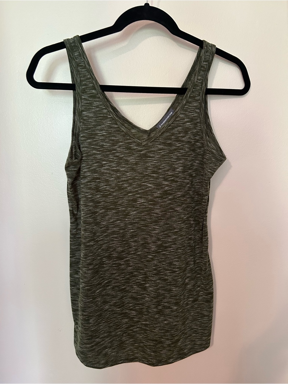Warehouse One Olive Green Tank Top